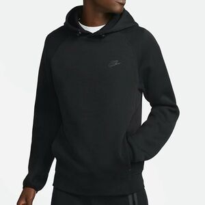 NWT Nike Men's Black Tech Fleece Hoodie, Size XL